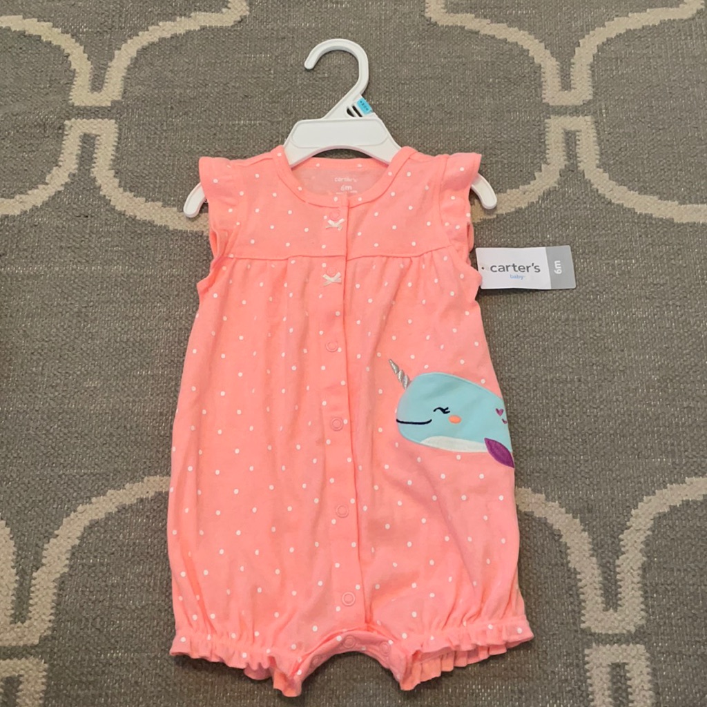 Brand New W/Tags Baby Girl Onesie 6 Mos